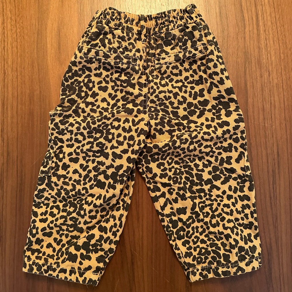 Zara Kids Leopard Print Cargo Pants - Picture 3 of 3